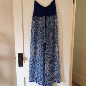 Strapless Swimsuit Coverup